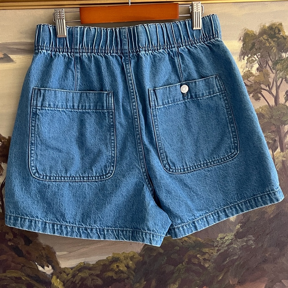 Madewell Women's Blue Denim Shorts Size 26 - Picture 5 of 10